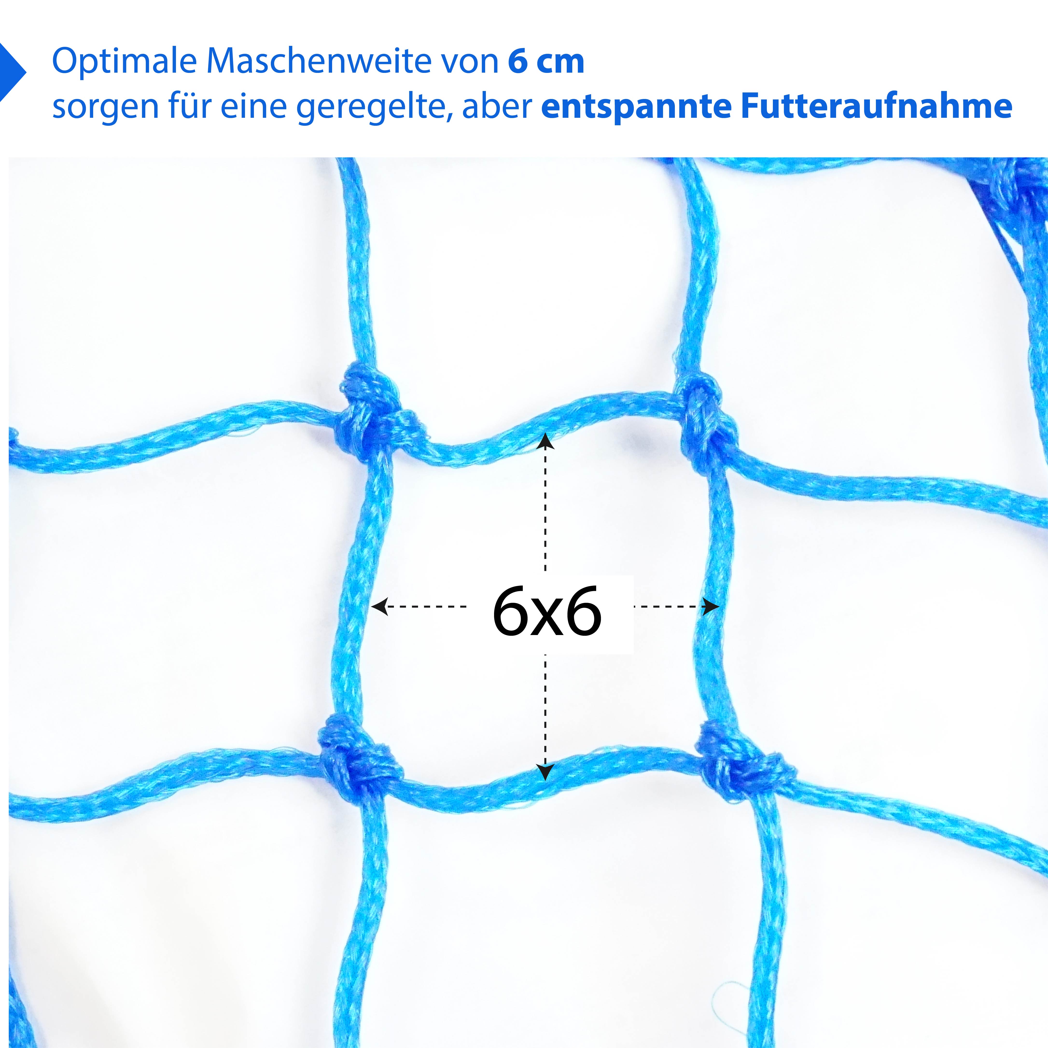 Heunetz für Pferde, 6x6cm 3,5kg Füllgewicht